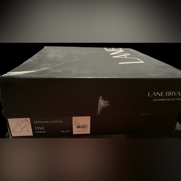 Black Peep Toe Booties - Picture 2 of 8